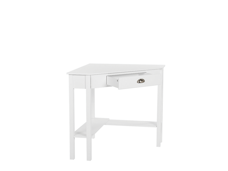1 Drawer Corner Desk 80 x 70 cm Atia